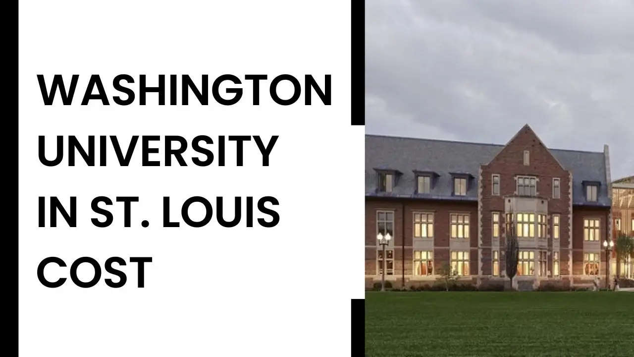 washington university in st. louis cost